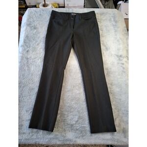 Women's White House Black Market Size 2S Slim Leg Black Pants WHBM